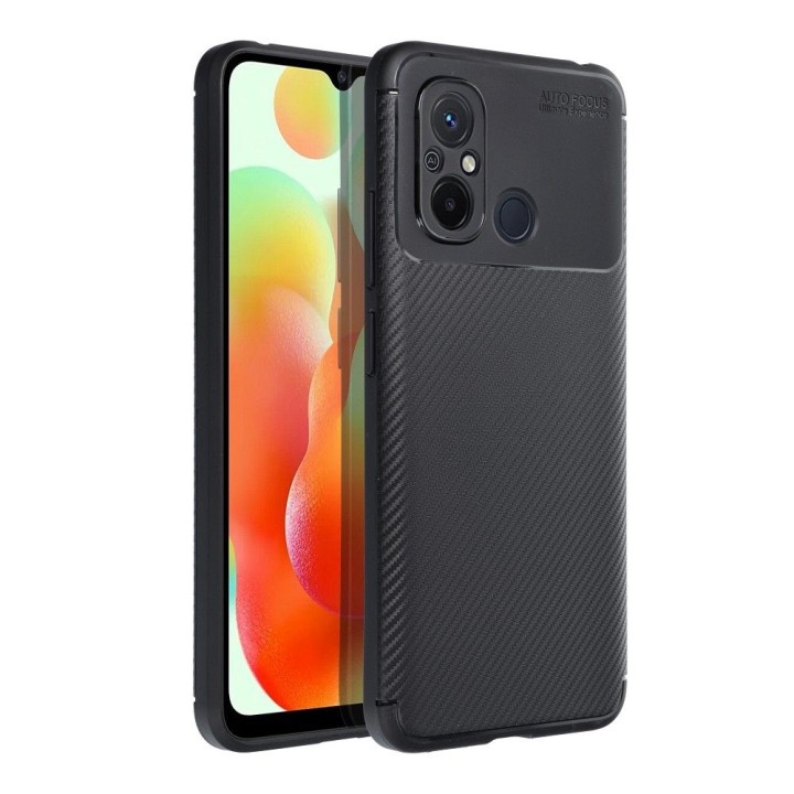 Чехол для Xiaomi Redmi 12C Carbon Premium черный