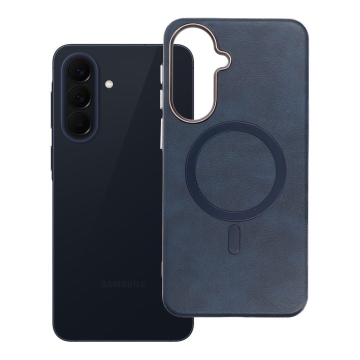 Case for Samsung A57 Gentleman Mag Cover compatible with MagSafe navy blue