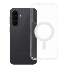 Case for Samsung A37 Clear Mag Cover (Str) MagSafe compatible transparent