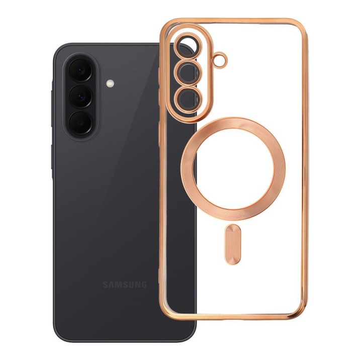 Чохол для Samsung A37 Electro Mag Cover сумісний з MagSafe золотий