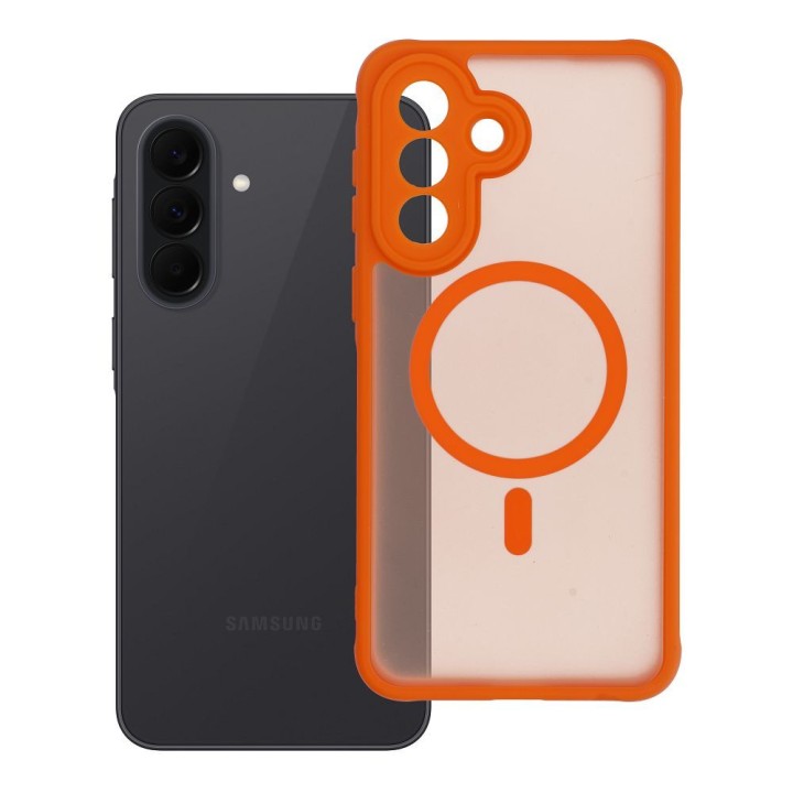 Чохол для Samsung A37 Full Matte Mag Cover сумісний із MagSafe помаранчевий