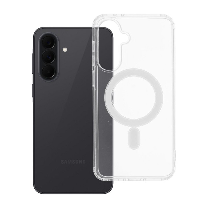 Case for Samsung A37 Clear Mag Cover (MID) compatible with MagSafe transparent