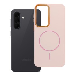 Case for Samsung A37 Frame Mag Cover MagSafe compatible powder pink