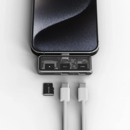 Adapter HUB 3w1 USB C Satechi Mobile XR ST-HXRSDM grey