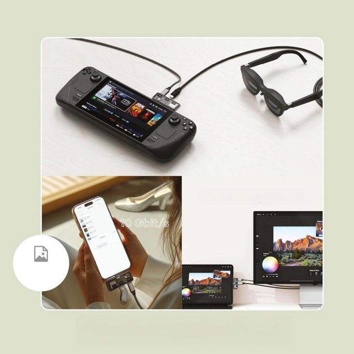 Hub adapter 3-in-1 USB C Satechi Mobile XR ST-HXRSDM grey