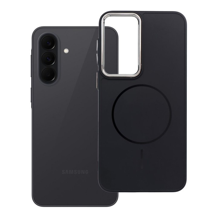 Case for Samsung A37 Frame Mag Cover compatible with MagSafe black