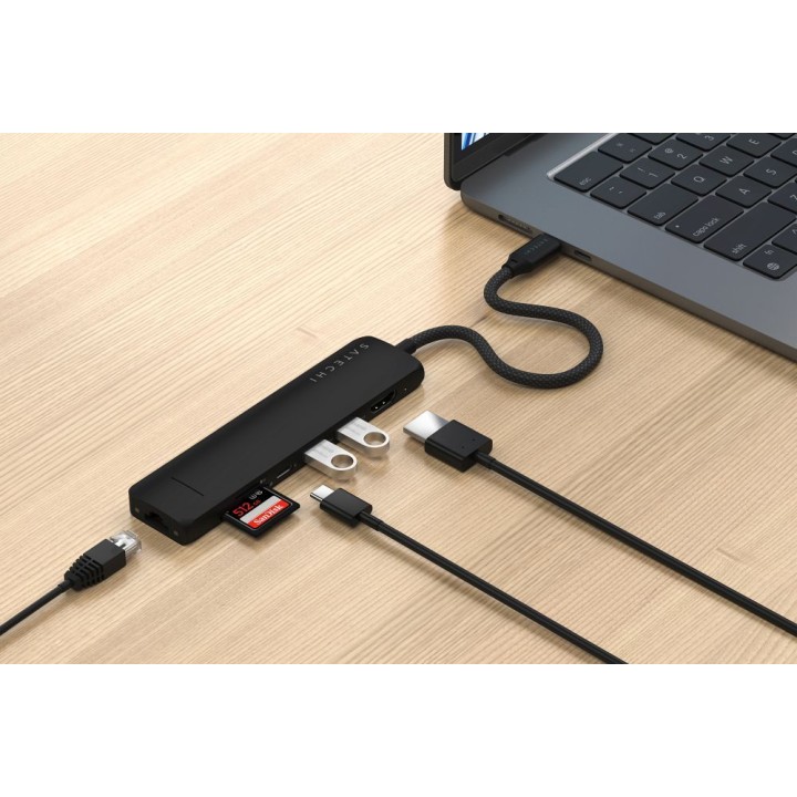 Hub adapter 7-in-1 USB C Satechi ST-P7SK black
