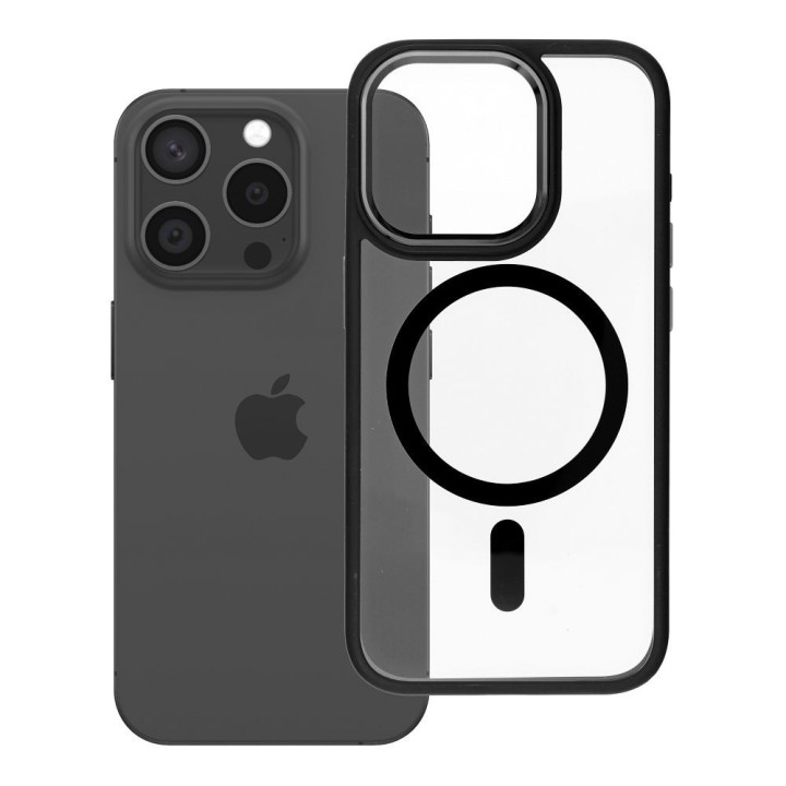 ROAR чохол MAG BUMPER сумісний із MagSafe для IPHONE 15 Pro чорний