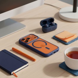 ROAR futerał MAG BUMPER kompatybilny z MagSafe do IPHONE 16 Pro Max niebieski