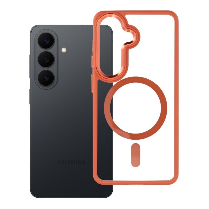 ROAR case MAG BUMPER compatible with Magsafe for SAMSUNG S26 orange