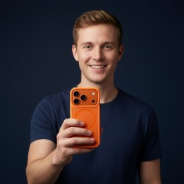 ROAR case MAG BUMPER compatible with Magsafe for IPHONE 17 Air orange