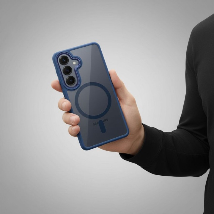 ROAR case MAG BUMPER compatible with MagSafe for SAMSUNG S26 Plus blue