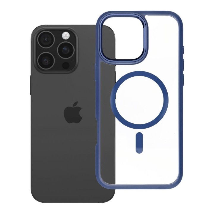 ROAR case MAG BUMPER compatible with MagSafe for IPHONE 16 Pro Max blue