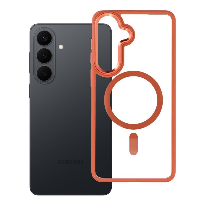 ROAR чехол MAG BUMPER совместимый с MagSafe для SAMSUNG S26 Plus оранжевый