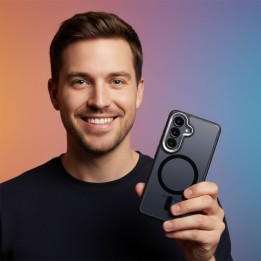 ROAR futerał MAG BUMPER kompatybilny z MagSafe do SAMSUNG S26 Plus czarny