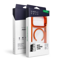 ROAR чехол MAG BUMPER совместимый с Magsafe для IPHONE 17 оранжевый