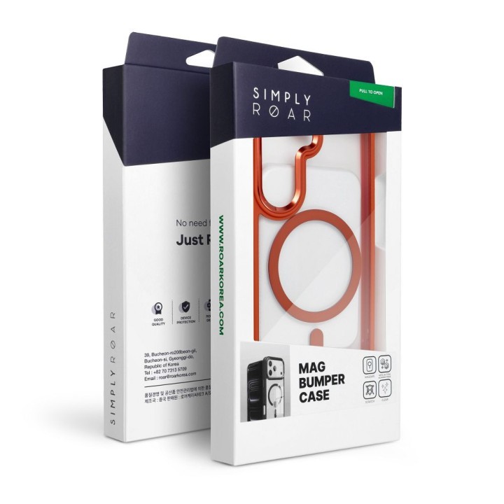 ROAR futerał MAG BUMPER kompatybilny z MagSafe do SAMSUNG S26 Ultra pomarańczowy