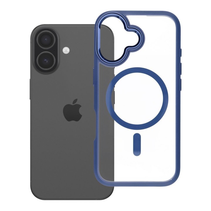 ROAR case MAG BUMPER compatible with MagSafe for IPHONE 17 blue
