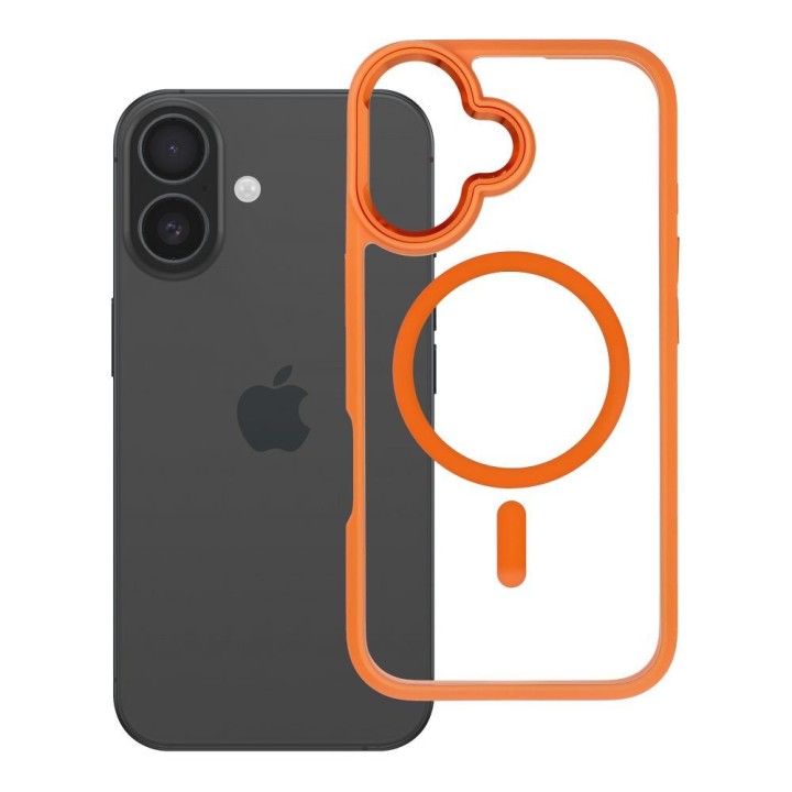 ROAR чехол MAG BUMPER совместимый с MagSafe для IPHONE 16 оранжевый