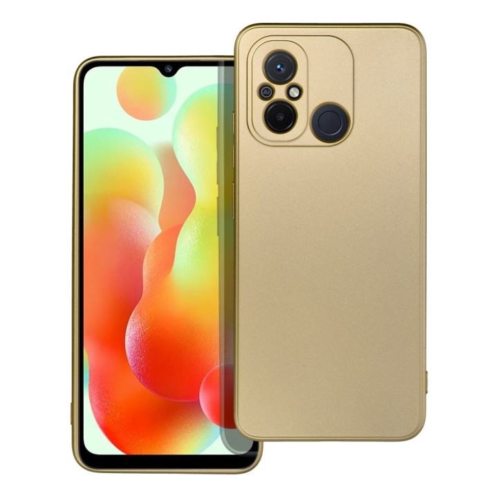 Чохол для Xiaomi Redmi 12C Metallic золотий
