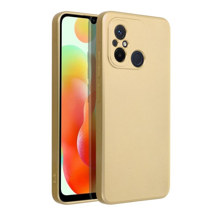 Чехол для Xiaomi Redmi 12C Metallic золотой