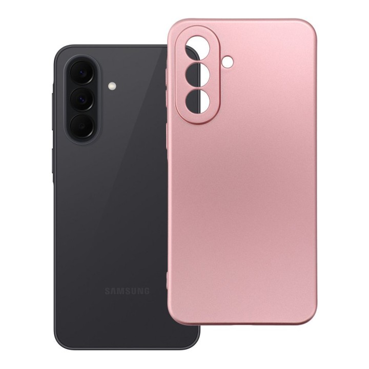 Чохол для Samsung A37 5G Metallic рожевий