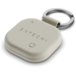 Lokalizator zgodny z Apple Find My Satechi w formie bleroka ze skóry wegańskiej ST-LKCFW sand
