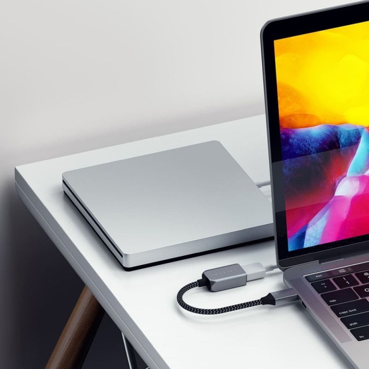 Адаптер USB C для USB A Satechi ST-UCATCM серый