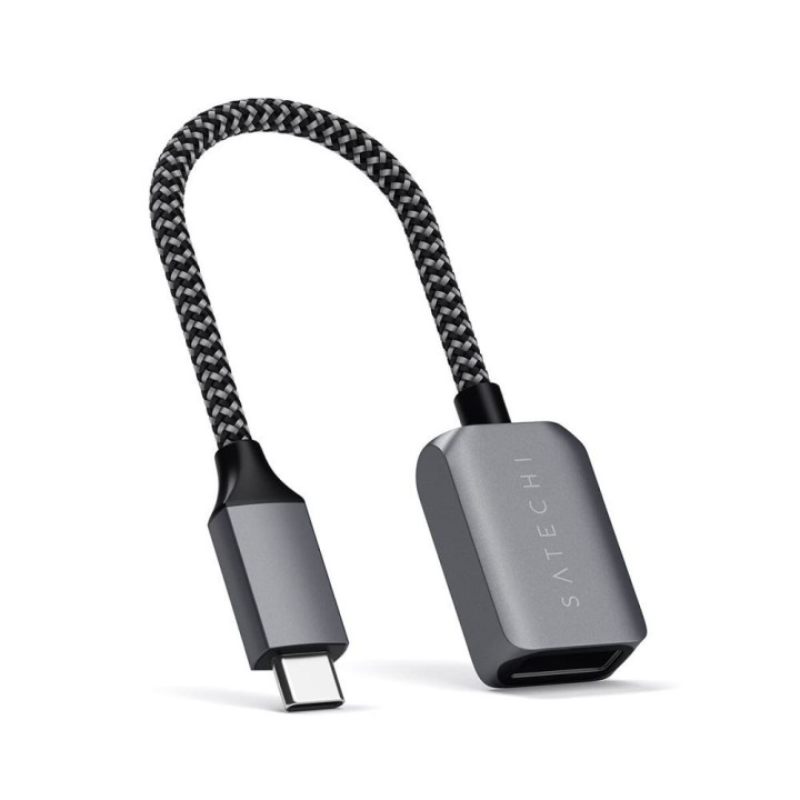 Адаптер USB C для USB A Satechi ST-UCATCM серый