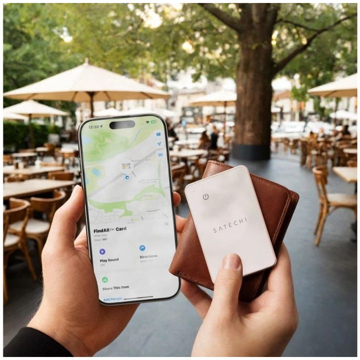 Lokalizator сумісний з Apple Find My Satechi у формі картки ST-LFAWCR desert rose