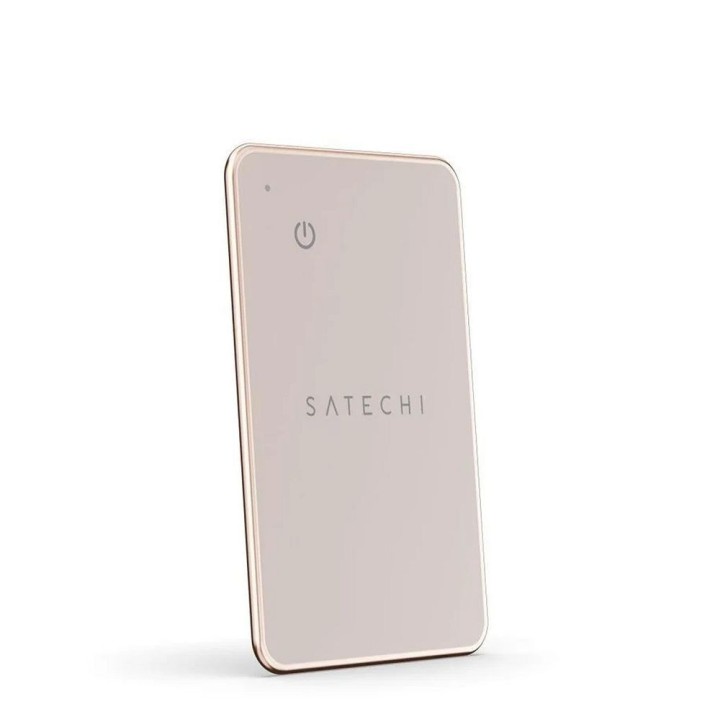 Tracker compatible with Apple Find My Satechi in card form ST-LFAWCR desert rose