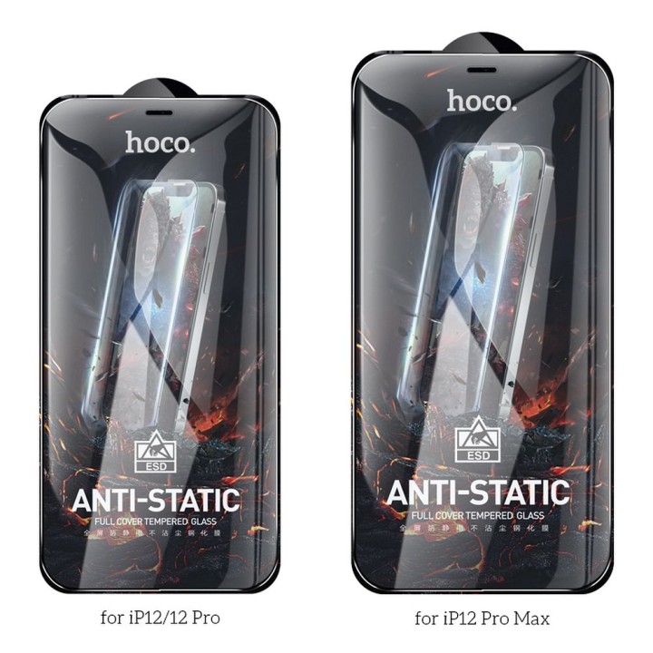 Tempered glass for iPhone 12 PRO MAX HD Anti-static (SET 25in1) Hoco G10