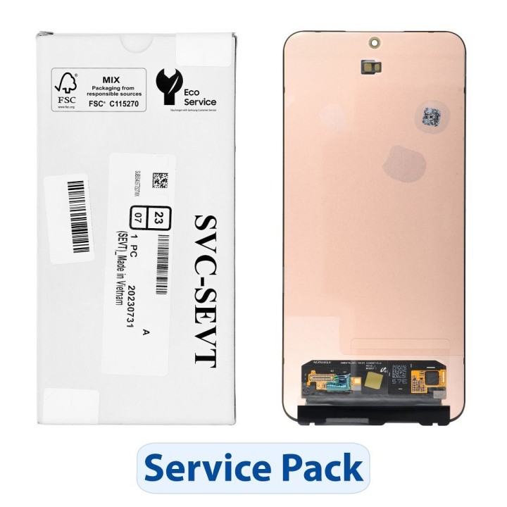 ServicePack LCD display Samsung S25 FE S731B GH82-38423A without frame