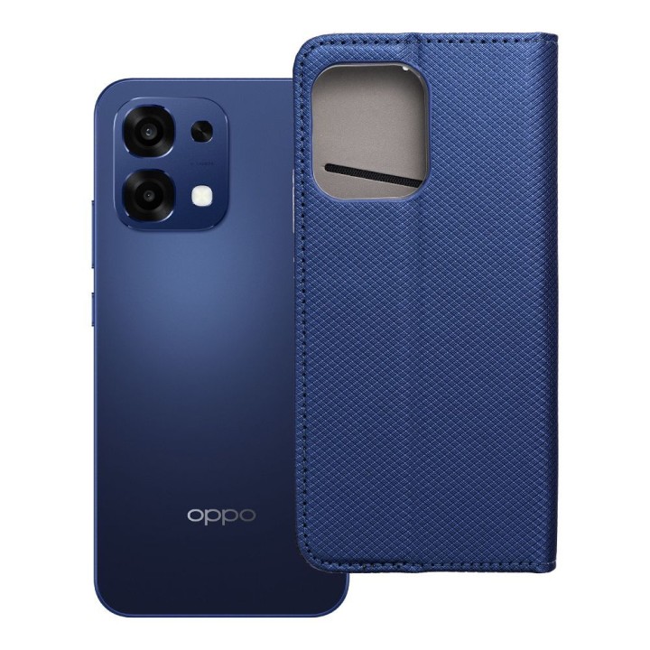 Etui z klapką na Oppo Reno A6 PRO 5G Smart Case Book granatowe
