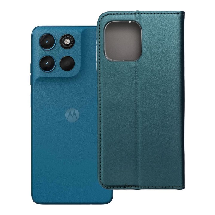 Flip case for Motorola G57 Power Smart Magneto dark green