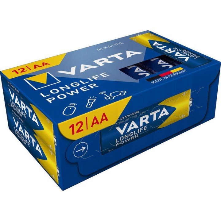 VARTA аккумулятор щелочная R6 (AA) Longlife 12 шт.