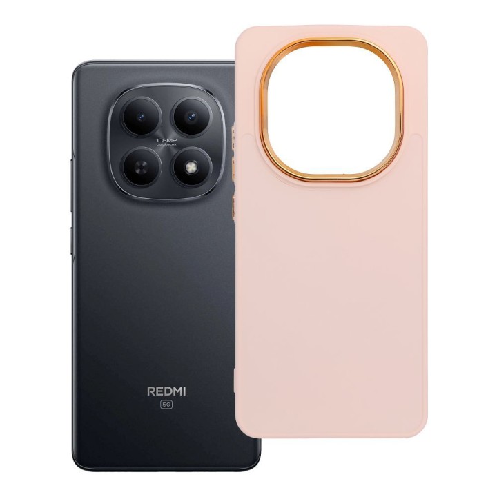 Чохол для Xiaomi Redmi Note 15 4G / 5G Frame пудрово-рожевий