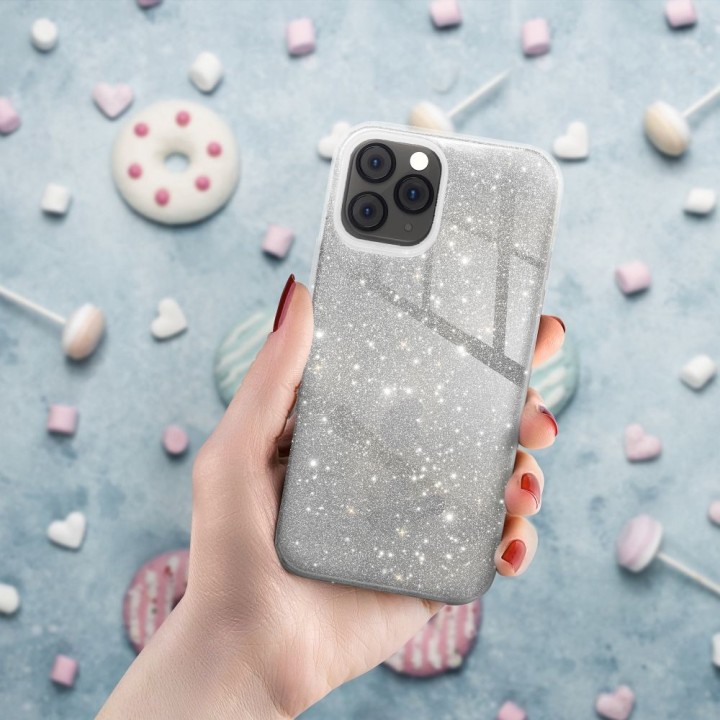 Etui na Xiaomi Redmi Note 15 5G Shining srebrne