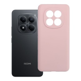 Чехол для Xiaomi Redmi Note 15 5G Silicone 2mm (camera protection) пудрово-розовый