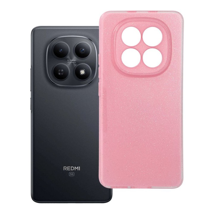 Case for Xiaomi Redmi Note 15 5G Clear Case 2 mm Blink pink