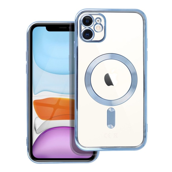 Case for iPhone 11 Electro Mag Cover MagSafe compatible blue