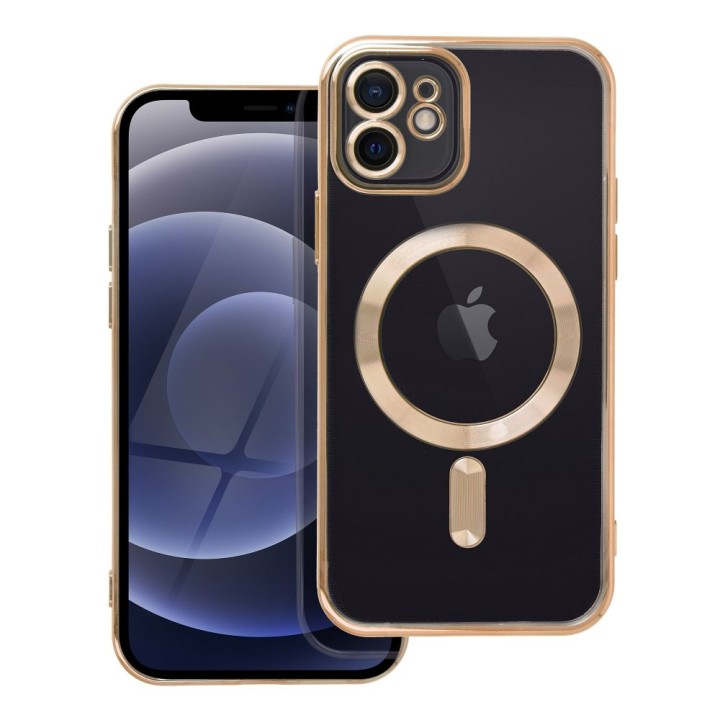 Чохол для iPhone 12 Electro Mag Cover сумісний із MagSafe золотий