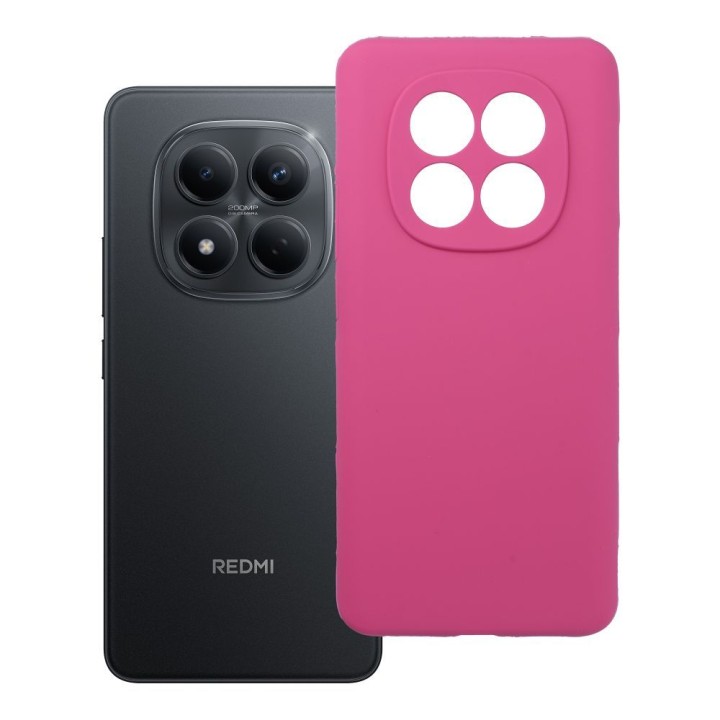 Чехол для Xiaomi Redmi Note 15 5G Silicone 2mm (camera protection) розовый