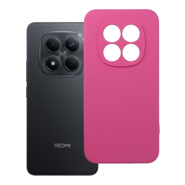 Чохол для Xiaomi Redmi Note 15 PRO 5G Silicone 2mm (camera protection) рожевий