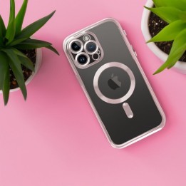 Etui na iPhone 12 Electro Mag Cover zgodne z MagSafe złoto różowe