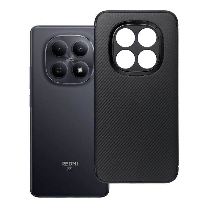 Case for Xiaomi Redmi Note 15 PRO 5G Carbon Premium black