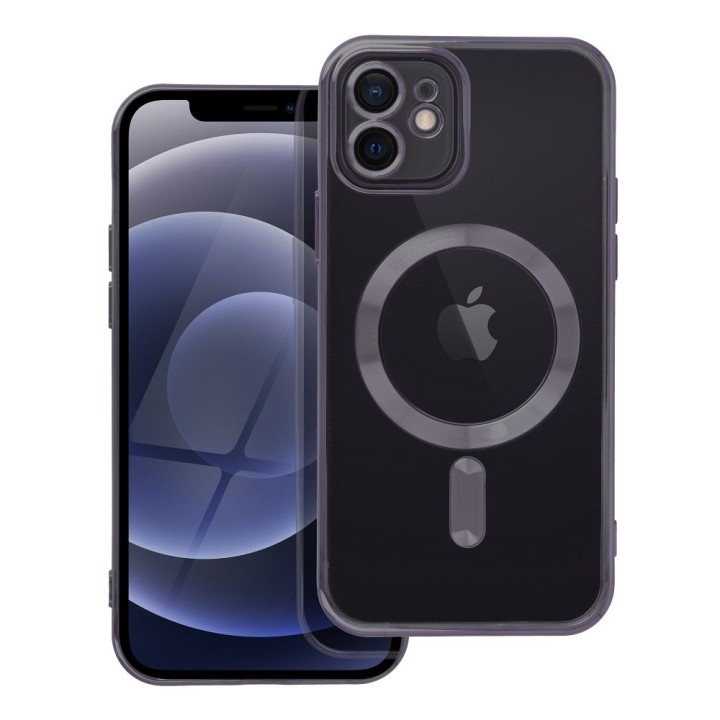 Чохол для iPhone 12 Electro Mag Cover сумісний із MagSafe чорний