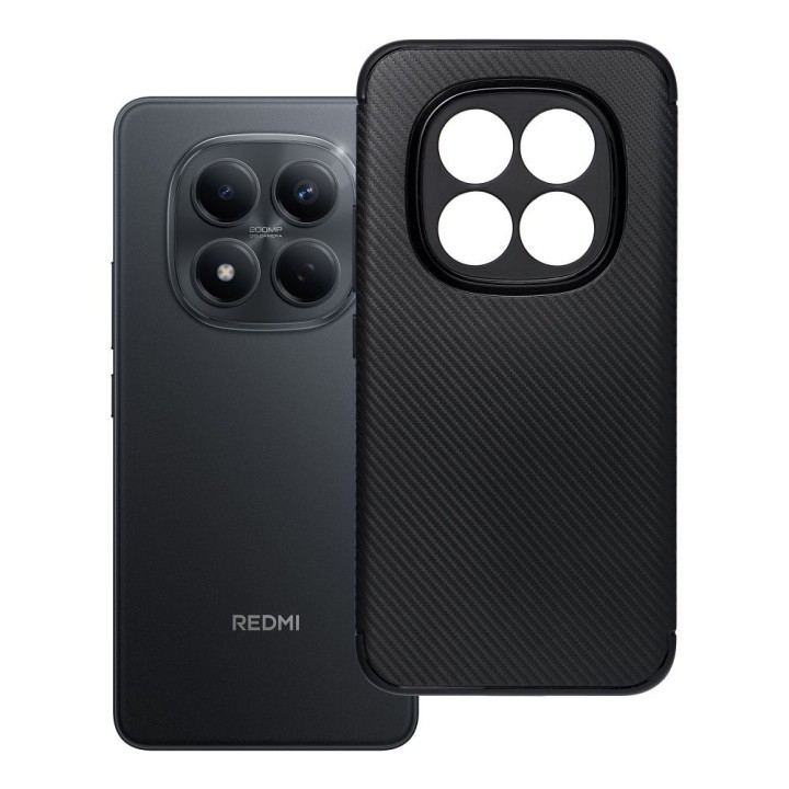 Чехол для Xiaomi Redmi Note 15 PRO PLUS 5G Carbon Premium черный