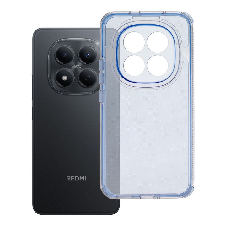 Чехол для Xiaomi Redmi Note 15 PRO PLUS 5G Matrix Clear синий