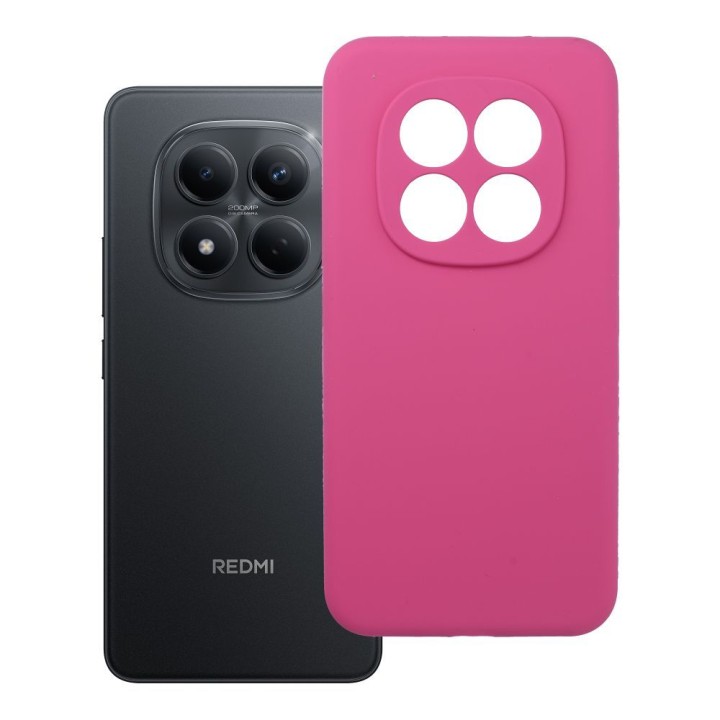 Чохол для Xiaomi Redmi Note 15 PRO PLUS 5G Silicone 2mm (camera protection) рожевий